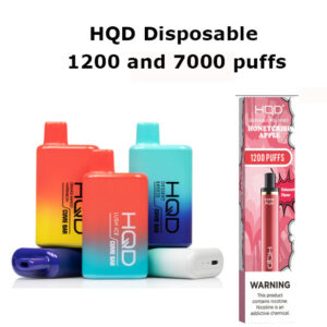 HQD Disposable vape 1200 and 7000 puffs